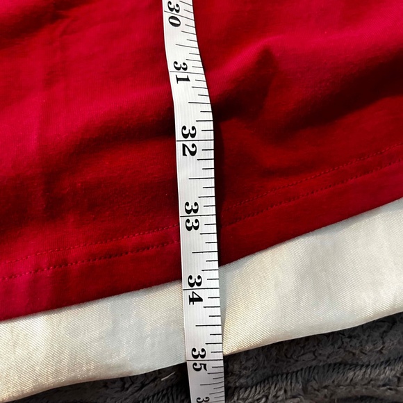 TOP, HAND SEWN MULTICOLOUR BEADS, RED, SIZE 3X, ROUND NECK, LONG SLEEVE, DIANE - Picture 13 of 15